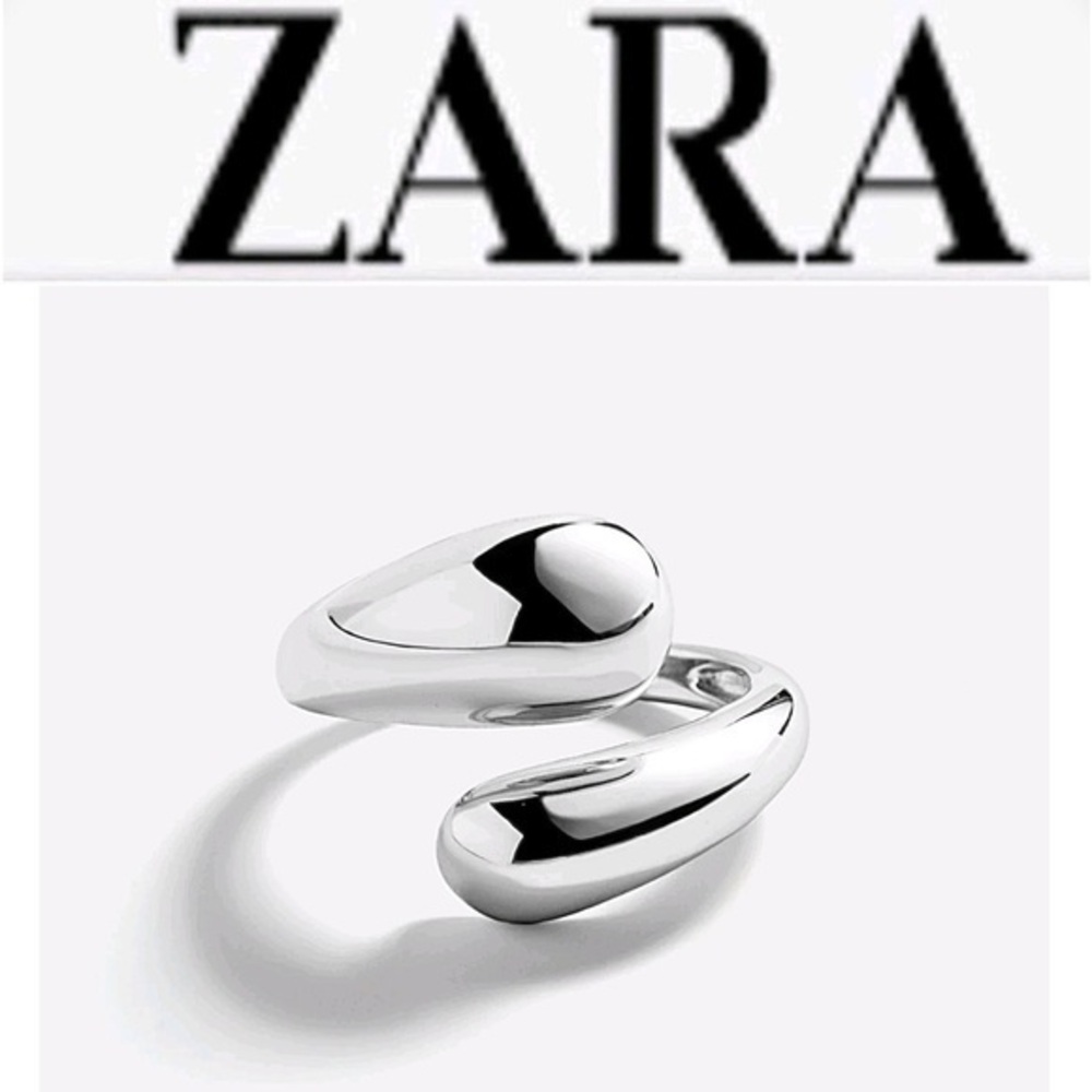 Zara Curve Ring silver dome
